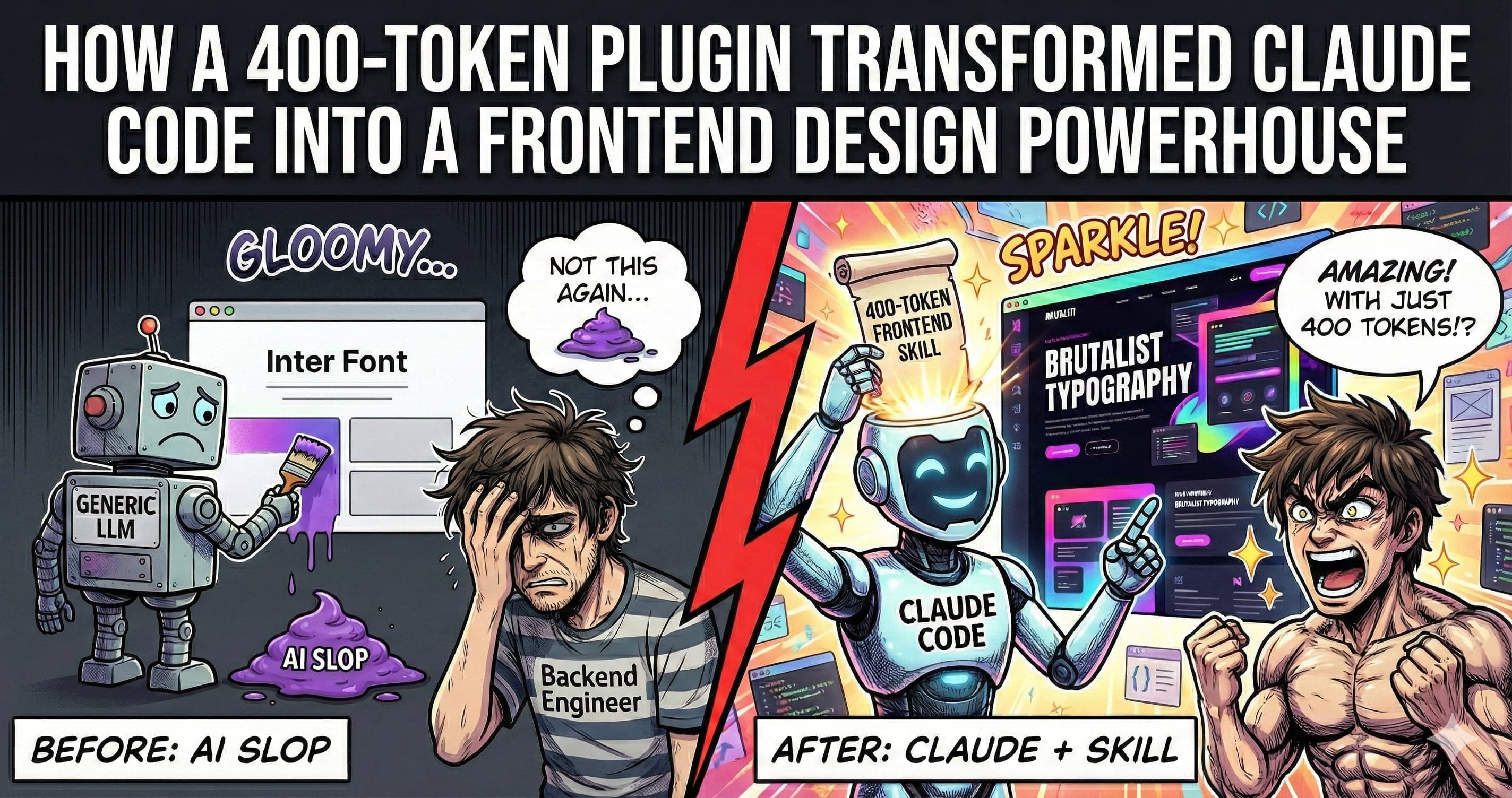 How a 400-Token Plugin Transformed Claude Code into a Frontend Design Powerhouse