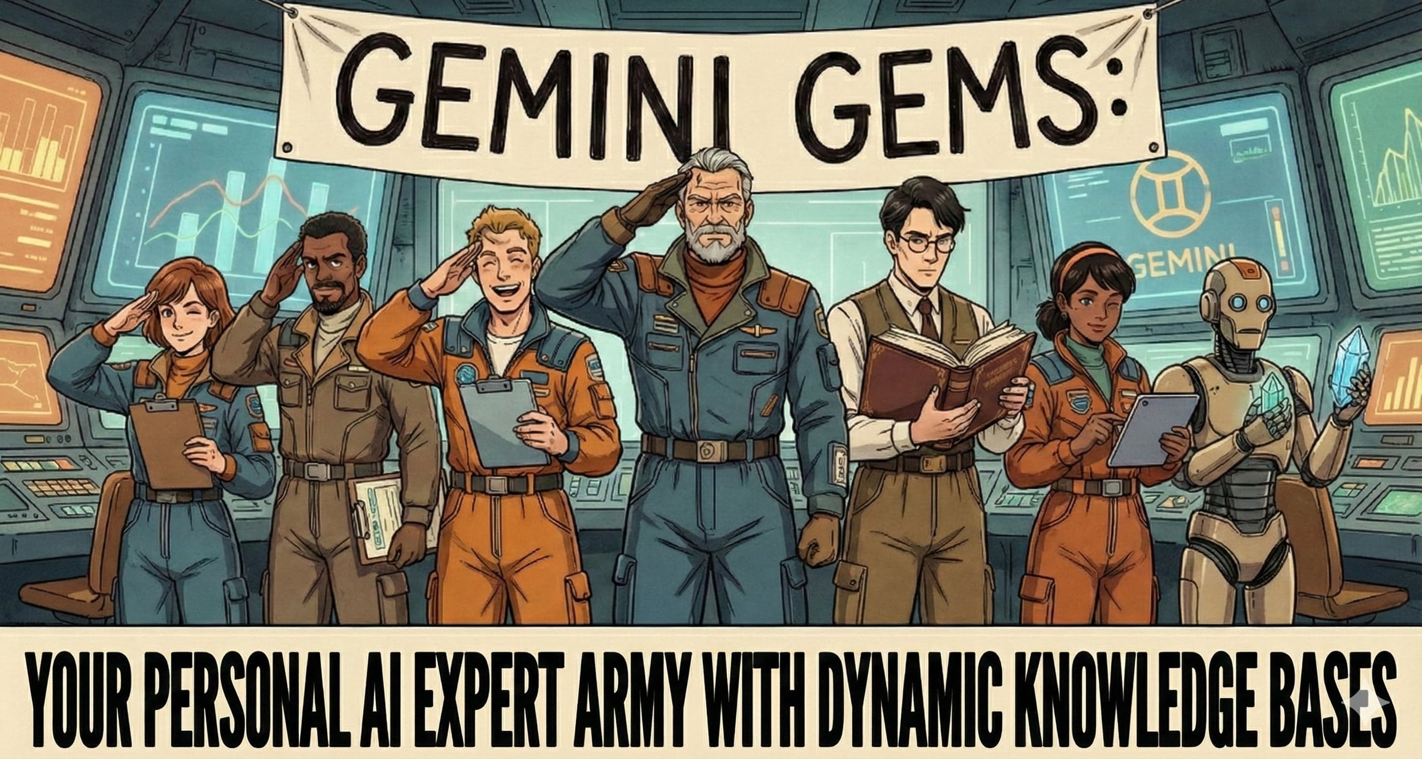 Gemini Gems: Building Your Personal AI Expert Army with Dynamic Knowledge Bases