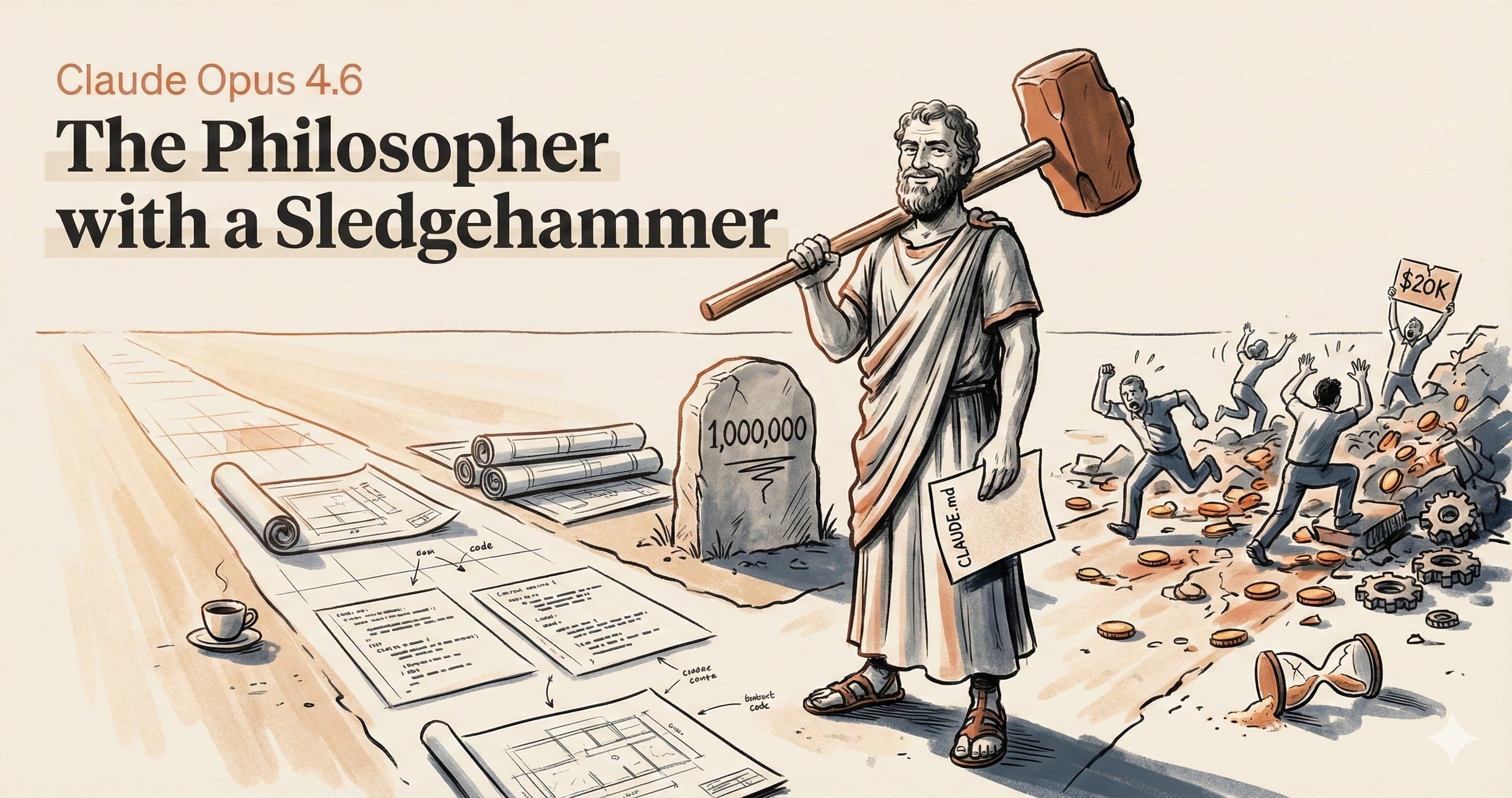 Claude Opus 4.6: The Philosopher with a Sledgehammer
